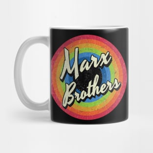 Vintage Style circle - marx brothers Mug